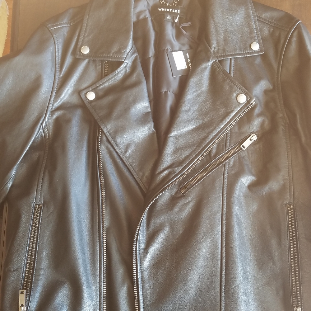Whisltes Leather bike jacket